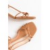 Brandy Tan Strappy Heel