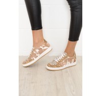 Ark Animal Leather Zip Sneaker